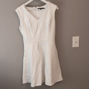White House Black Market Ivory Mini Dress